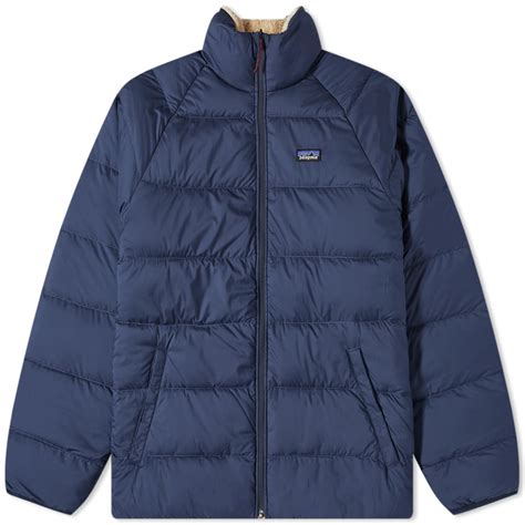 Patagonia Reversible Silent Down Jacket New Navy End Gb