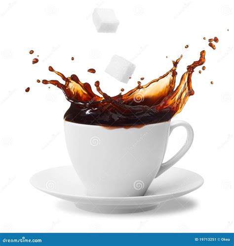 Coffee Splashing Stock Image Image 19713251