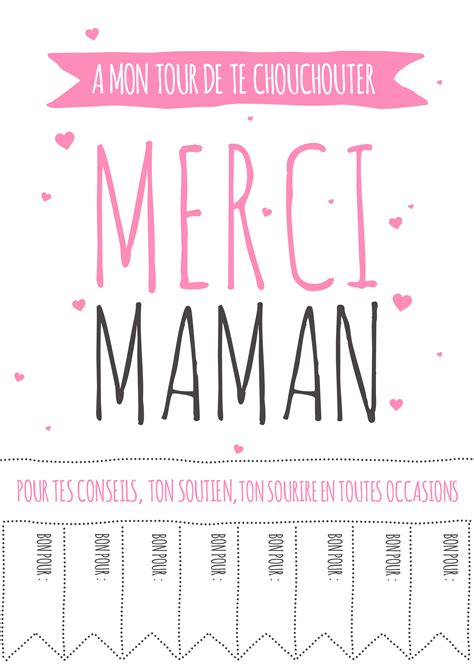 Idée Cadeau Pour Maman ♥ Diy Fête Des Mères à Imprimer