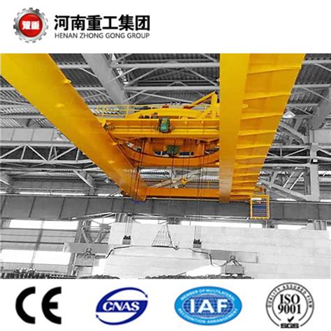 Heavy Capacity Double Girder Bridge Eot Overhead Crane For Material