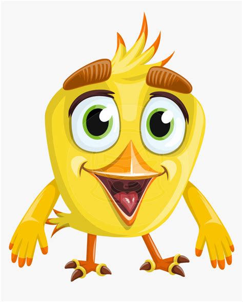 Vector Bird Cartoon Character Animal Characters Hd Png Download