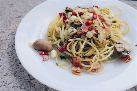 Pesto Pasta Mushroom Chili