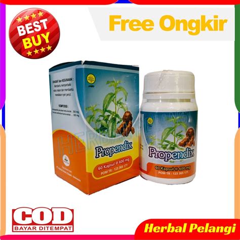 Jual Cod Kapsul Propendix Herbal Insani Isi Kapsul Obat