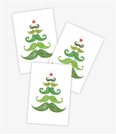 Mustache Tree Christmas Day 811x1081 Png Download Pngkit