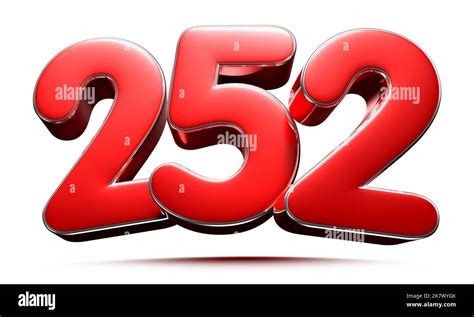 3d Number 252 Hi Res Stock Photography And Images Alamy