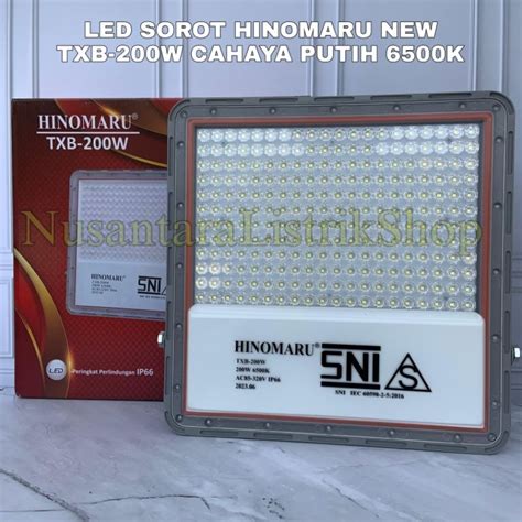 Jual Lampu Sorot Led Flood Light Watt Hinomaru Txb W Ip Cahaya