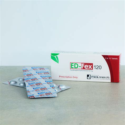 ED-FEX® – Fexofenadine Hydrochloride USP – Ethical Drugs Ltd.