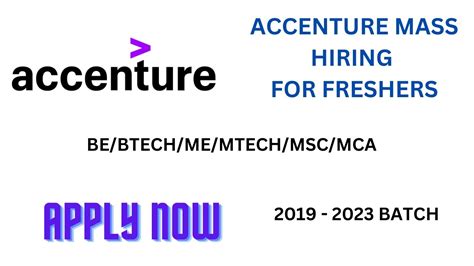 Accenture Mass Hiring Off Campus Drive Apply Now Any Batch