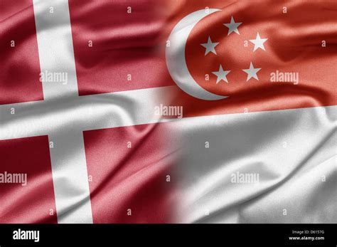 Singapore Denmark Flag Hi Res Stock Photography And Images Alamy