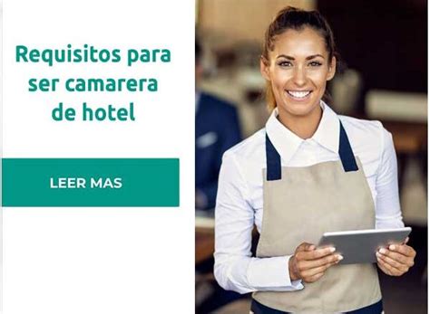 Requisitos para Ser Camarera de Hotel España dontutoriales