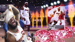 PULLING THE GOAT PINK DIAMOND LEBRON JAMES PACK OPENING NBA 2k19