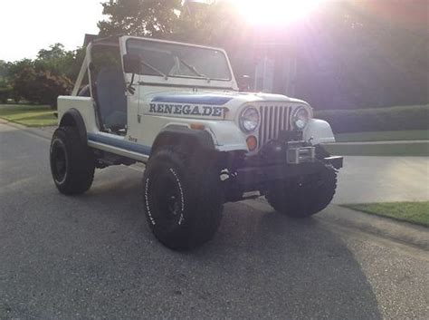 Sell Used 1982 JEEP CJ 7 RENEGADE UNRESTORED ORIGINAL PAINT CJ LIFTED