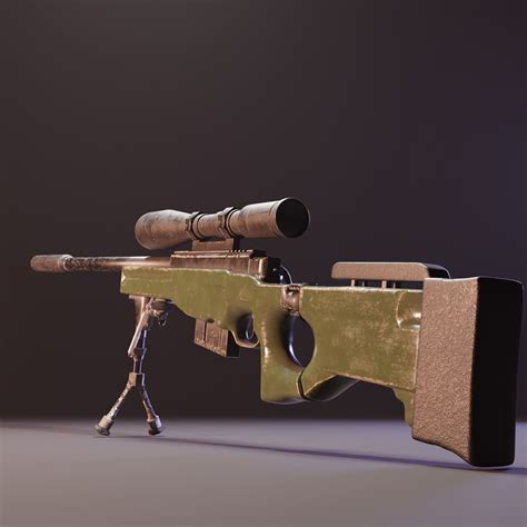 Awm Arctic Warfare Magnum 3d Model Cgtrader