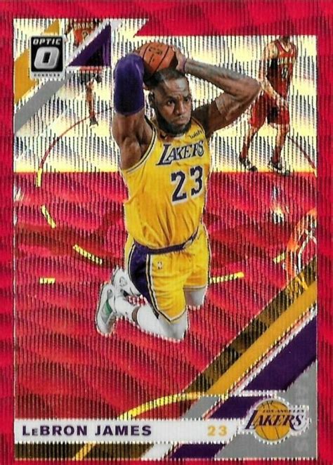 LeBron James 2019 Optic 60 Tmall Red Wave Price Guide Sports Card