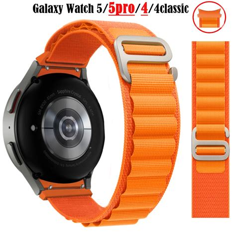 Nylon Alpine Loop Para Samsung Galaxy Watch Pro Mm Mm Mm