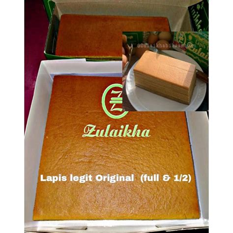 Jual Lapis Legit Medan Zulaikha Original Shopee Indonesia