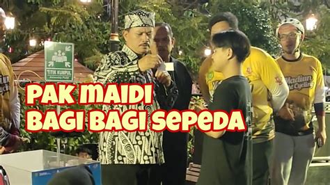 Walikota Madiun Bapak MAIDI Bagi Bagi Sepeda YouTube