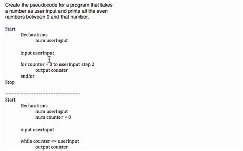 Pseudocode Loop Examples | Hot Sex Picture