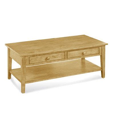 South Hampton Solid Wood 4 Legs Coffee Table With Storage Solid Wood