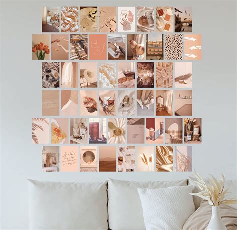 Buy Neutral Wall Collage Kit For Aesthetic Pictures Xff Cute Photo