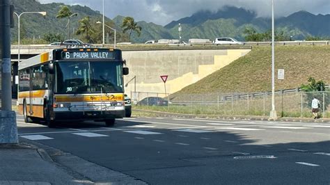 Honolulu Thebus Route Pauoa Valley Bus Brand New Gillig