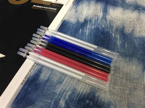 Set Of 5 Sashiko Heat Erasable Marking Pens Refill Fabric Etsy