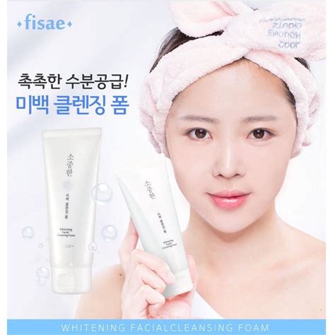 Jual Whitening Facial Cleansing Foam Fisae Korea Shopee Indonesia