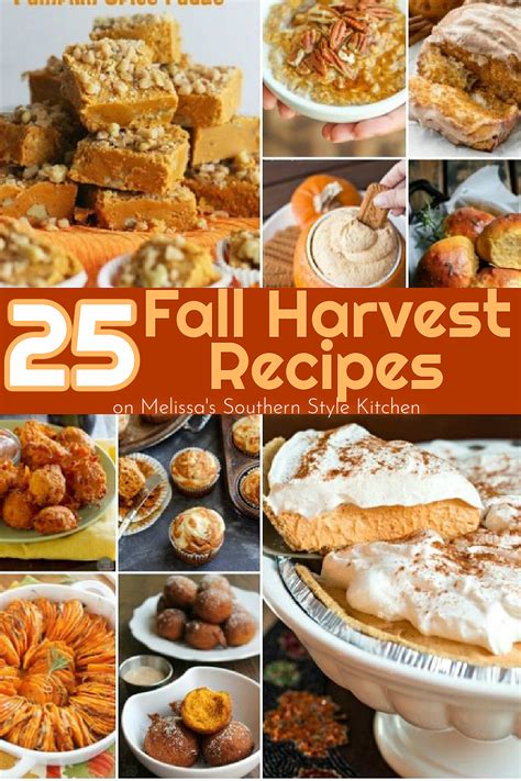 25 Fantastic Fall Harvest Recipes - melissassouthernstylekitchen.com