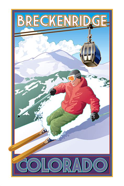 Breckenridge Colorado Poster Eagleye Creative