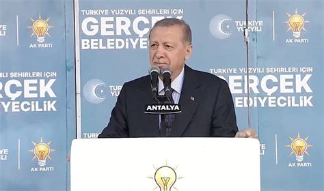 Recep Tayyip Erdo An Antalya Da Halka Hitap Ediyor S Yaset Antalya