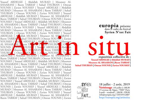 Art in Situ - Ubiquité culture(s)