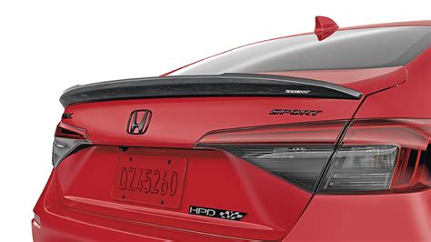 2022 2025 Honda Civic Sedan HPD Decklid Spoiler Except Touring