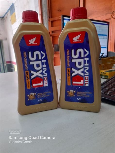 Oli Spx Liter Ml All Honda Original Ahm Full Synthetic