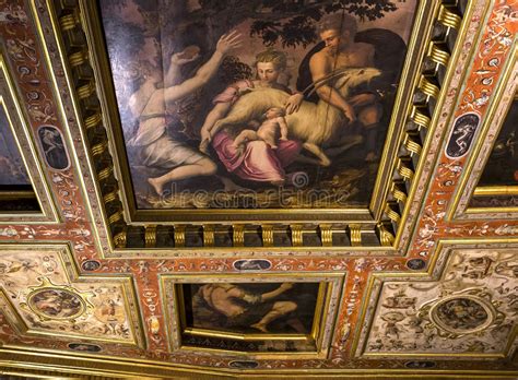 Interiors Of Palazzo Vecchio Florence Italy Editorial Image Image