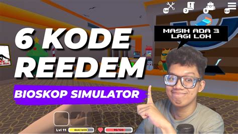 6 Kode Reedem Bioskop Simulator Bersama Boneka Melif YouTube