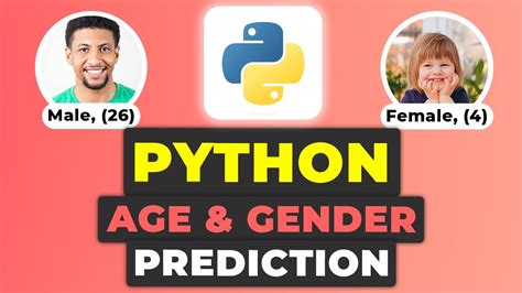 Python Age And Gender Detection Tutorial Python Opencv And Cnn Guide Youtube