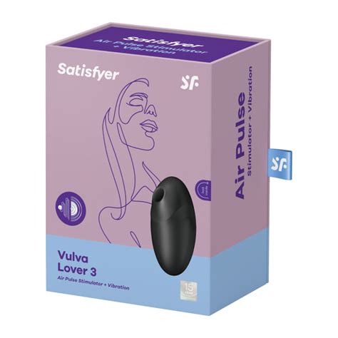 Satisfyer Vulva Lover Estimulador Y Vibrador Negro Seductime Sex Shop