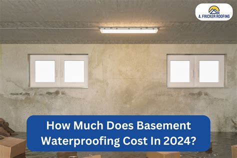 How Much Does Basement Waterproofing Cost In 2024?