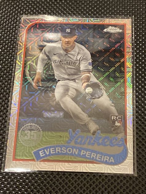 Topps Series Everson Pereira Silver Pack Chrome Mojo Rookie