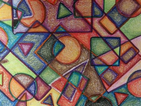 Geometric Shapes 7 Elements Of Art Art Lessons Geometric Shapes Art