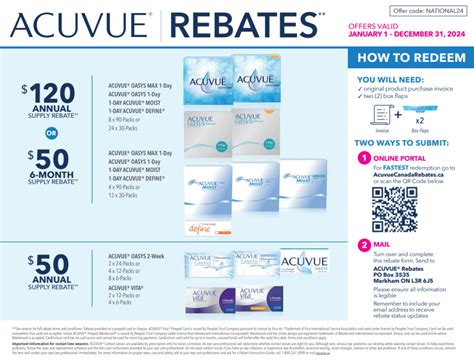 Acuvue Rebate Forms 2024 PrintableRebateForm Net