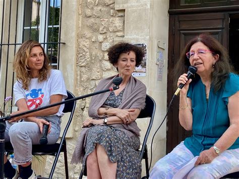 Velleron. Débat avec deux auteures du Festival Lire-sur-la-Sorgue