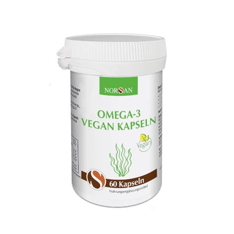 Norsan Omega 3 Aus Algen Pflanzliches Omega 3 100 Vegan Kapseln 60 Stk