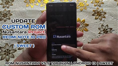 Install Custom ROM Nusantara Project V5 5 Tarakan Official Android 13