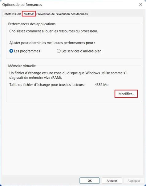 Augmenter La M Moire Virtuelle De Windows