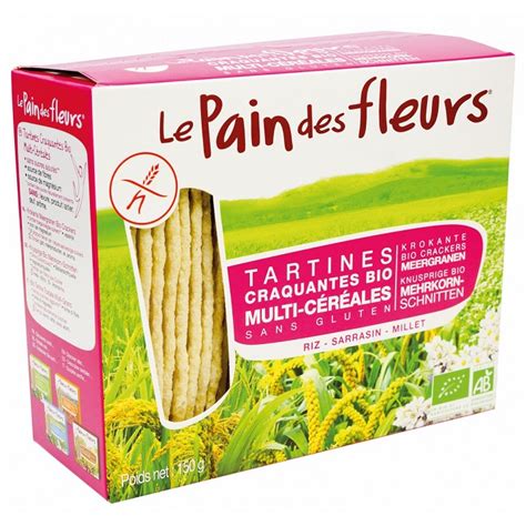 Le Pain Des Fleurs Meergranen Crackers Gram Winkelglutenvrij