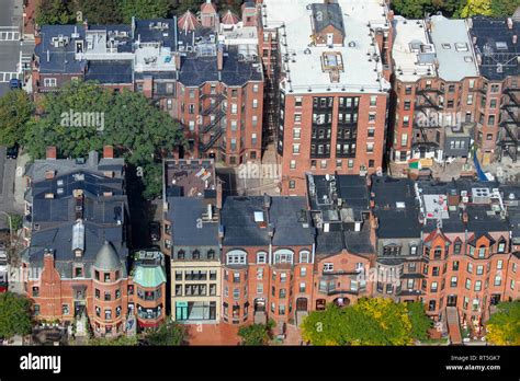 Buildings In The Back Bay Neighborhood Boston Massachusetts United