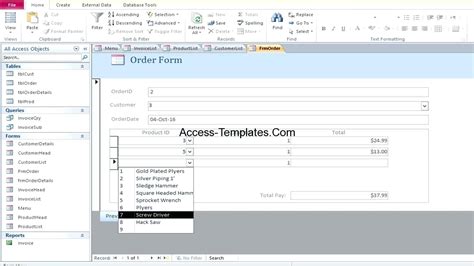 Microsoft Access Client Database Template Durun Ugrasgrup And