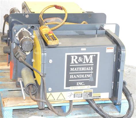 R M MATERIAL HANDLING SPACEMASTER SX 7 5 TON Capacity Crane Hoist