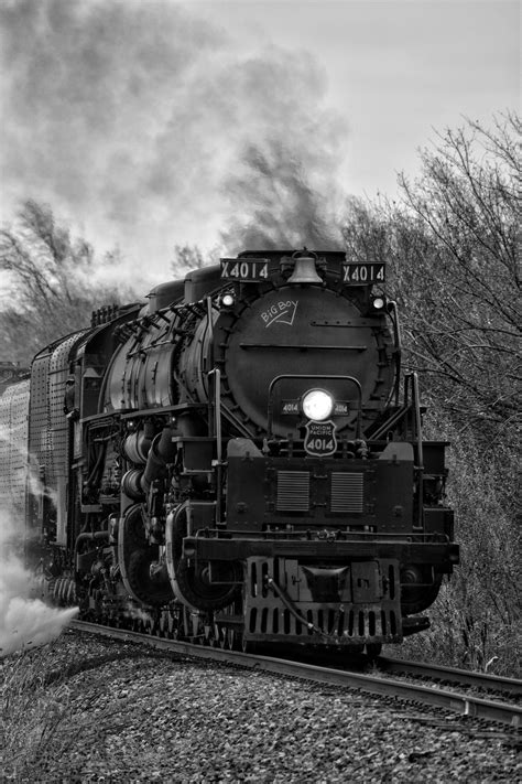 The Union Pacific Big Boy steam engine as it was leaving Abilene kansas ...